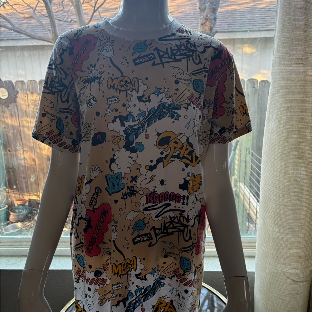 Graphic Print Men's Shirt